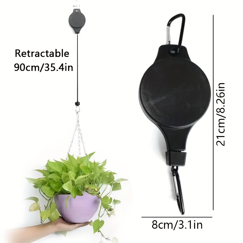 1pc Retractable Plant Pulley Effortlessly Hang And Lower Baskets, Today's  Best Daily Deals