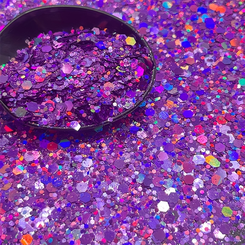 Bag Holographic Chunky Glitter Craft Glitter For Resin Art Crafts