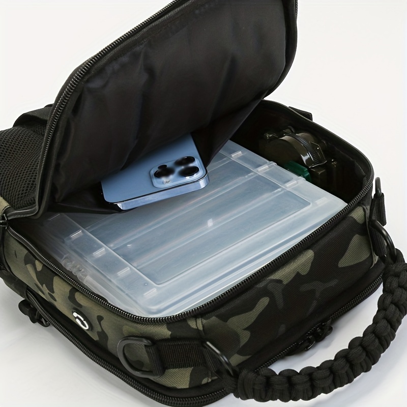Durable Nylon Fishing Tackle Storage Bag Keep Gear Organized - Temu