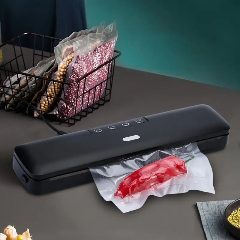 Compact Vacuum Sealer Machine - Automatic Air Sealing System For