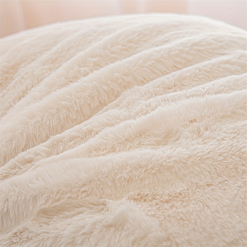 A Nice Night Faux Fur Reading Pillow Bed Wedge Large Adult Children  Backrest with Arms Back Support for Sitting Up in Bed/Couch for  Bedrest,Ivory
