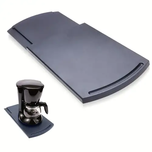 1pc Sliding Coffee Maker Tray, Handy Sliding Tray For Coffee Maker, Kitchen  ApplianceMoving Caddy, 12 Inch Countertop Slider With Smooth Rolling Wheel
