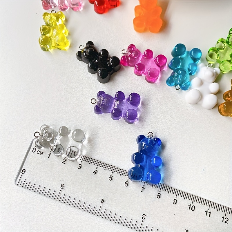 32Pcs Mix Gummy Bear Candy Resin Charms for DIY Bracelet Necklace Earring  Making