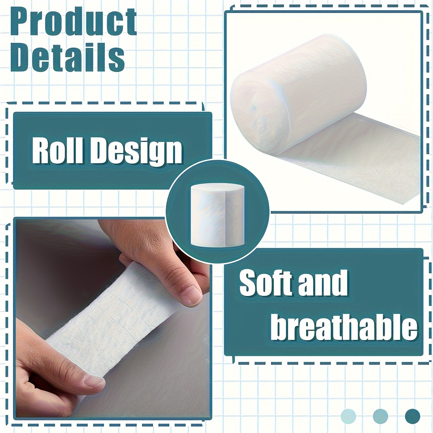 Plaster Cloth Gauze Bandages Rolls for Art Project, Belly Cast, Mask  Making, Sculptures, Body Casts, Craft Projects, Scenery Construction - Each  Roll