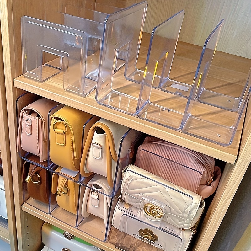 El organizador de bolsos que multiplica el espacio en el armario lo  encontramos en Temu
