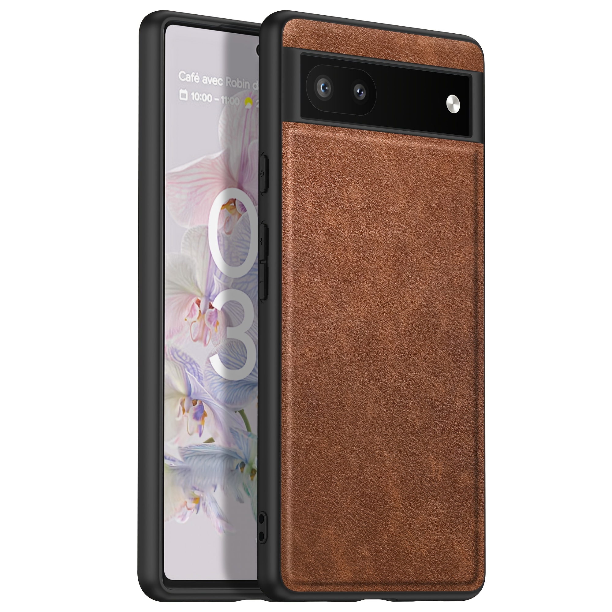 Case Google Pixel 6a Luxury Artificial Leather Business - Temu