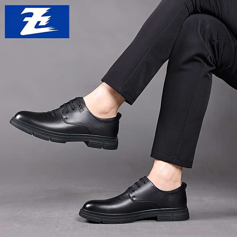 Synthetic leather discount formal shoes