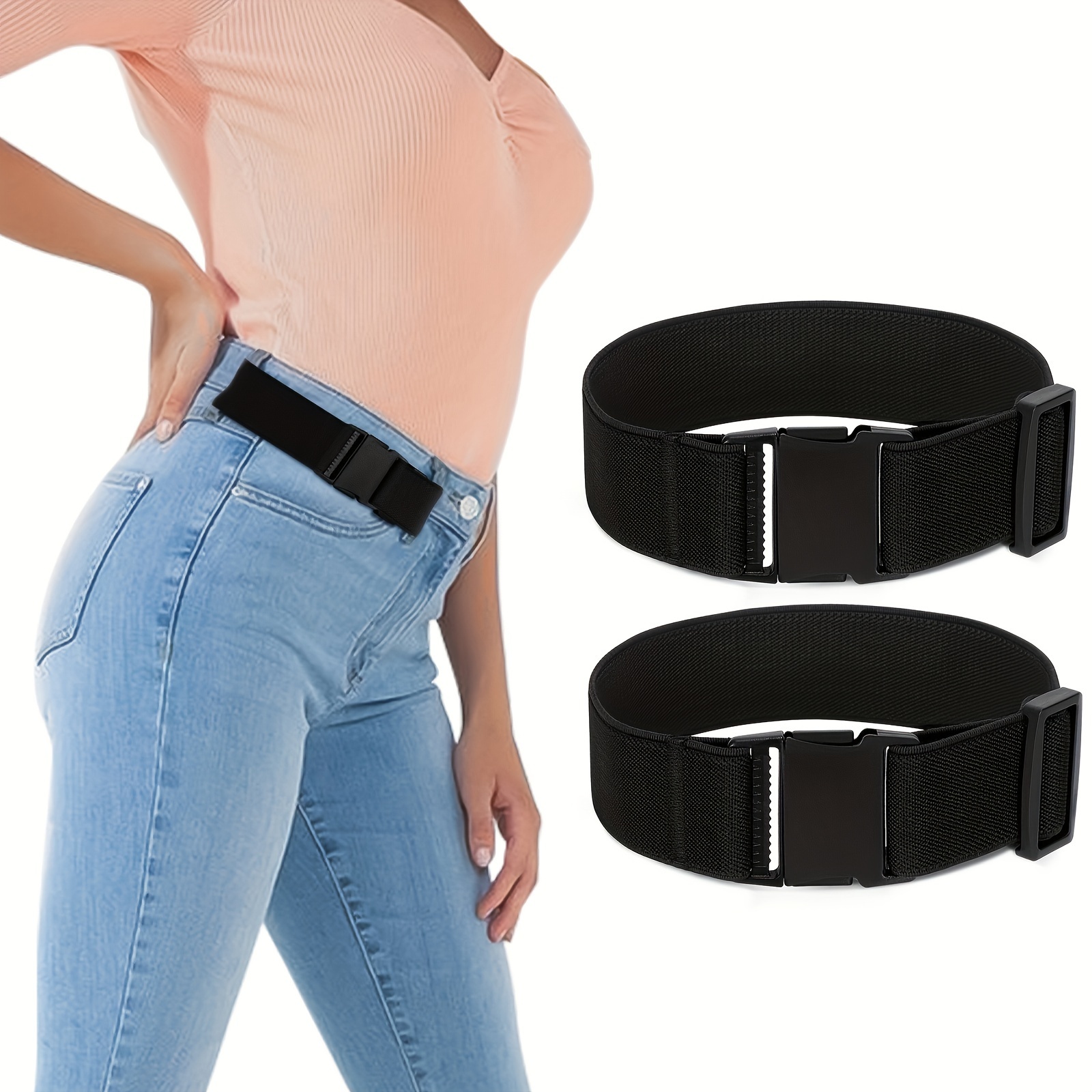 Elastic Waist Extenders Elastic Waist Belt Jeans Pants Waist