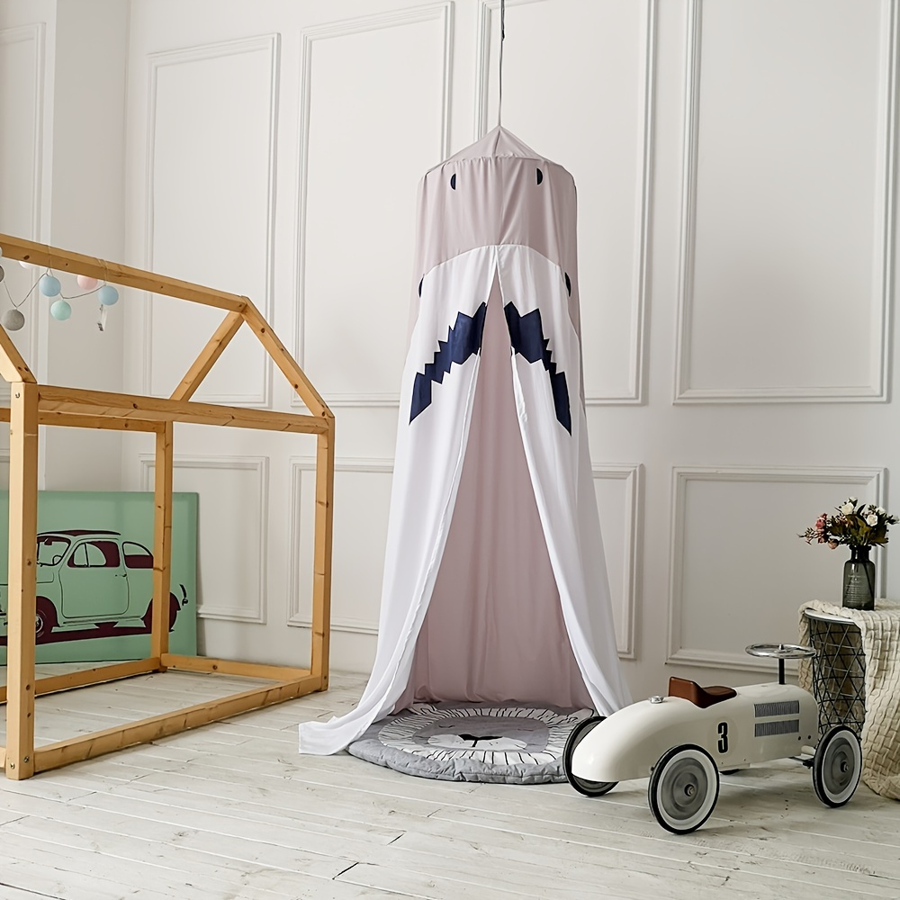 Megalodon Shark Tent Kids' Bed Curtain & Mosquito Net