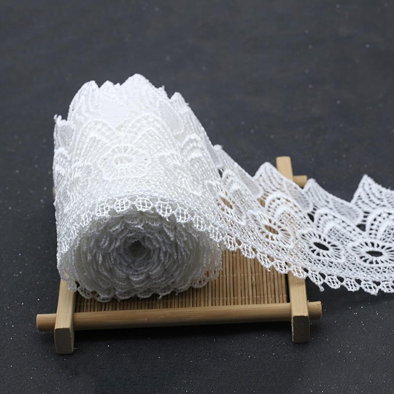 3 Yards White Lace Trim For Curtain Tablecloth Dress - Temu