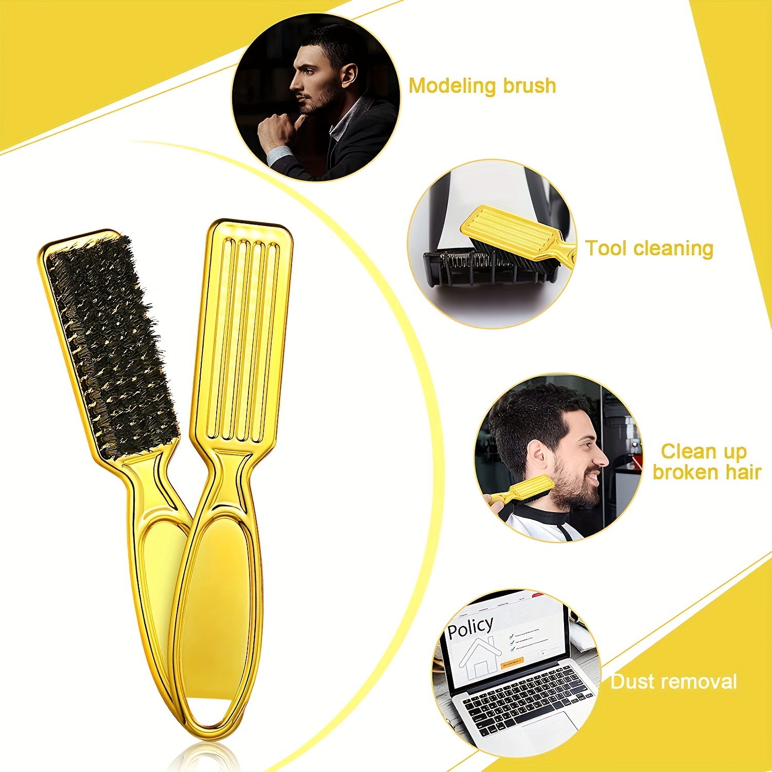 Hair Styling Nylon Brush, Barber Clipper Brush, Clipper Trimmer Cleaning  Brush, Beard Brush - Temu Philippines