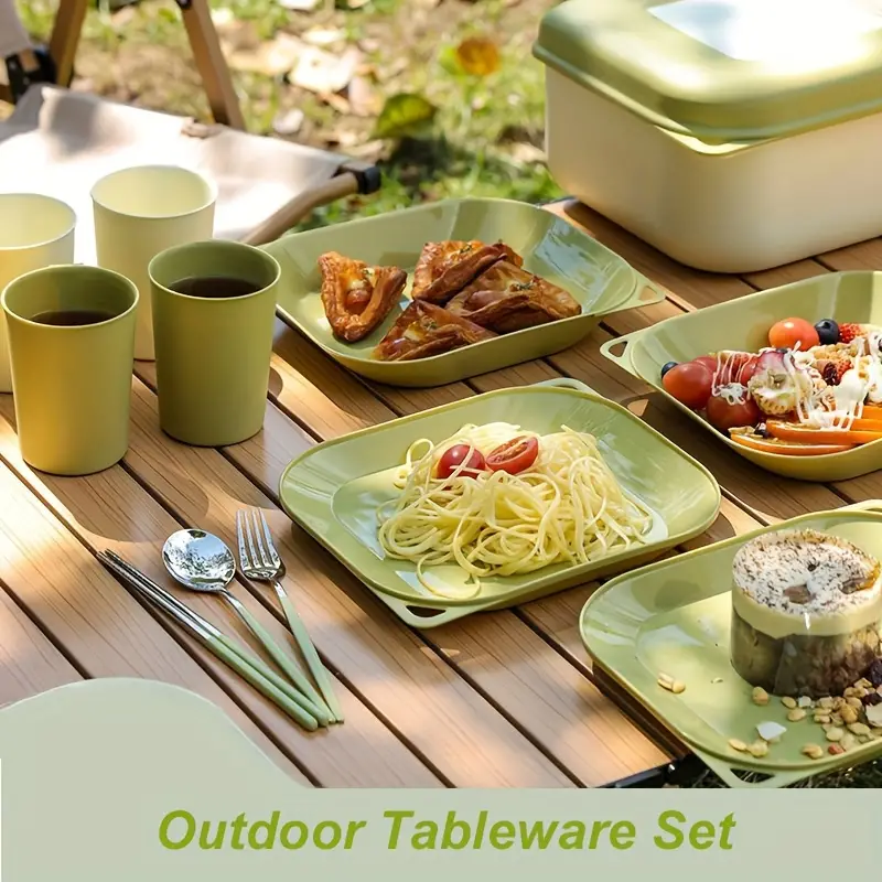 Multi functional Outdoor Camping Tableware Set Fork - Temu