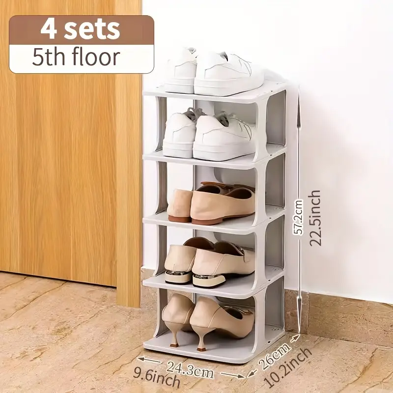 2/5/6/8 Tier Simple Shoe Rack, Multi-layer Simple Shoe Cabinet