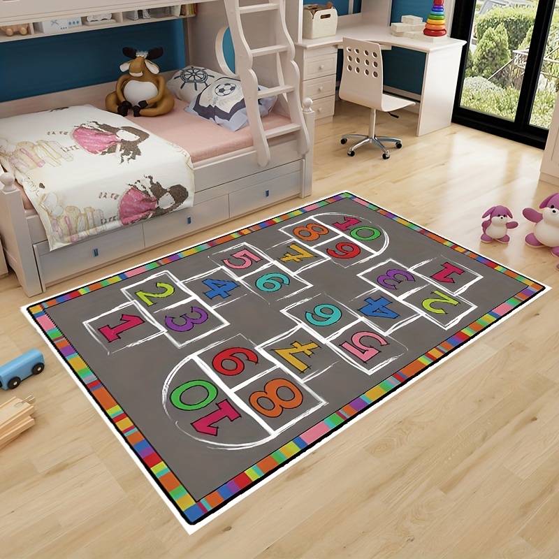 Alfombra de dormitorio infantil de 31 a 47 pulgadas, alfombra creativa para  sala de juegos, alfombra creativa de diversión en el aeropuerto, alfombra