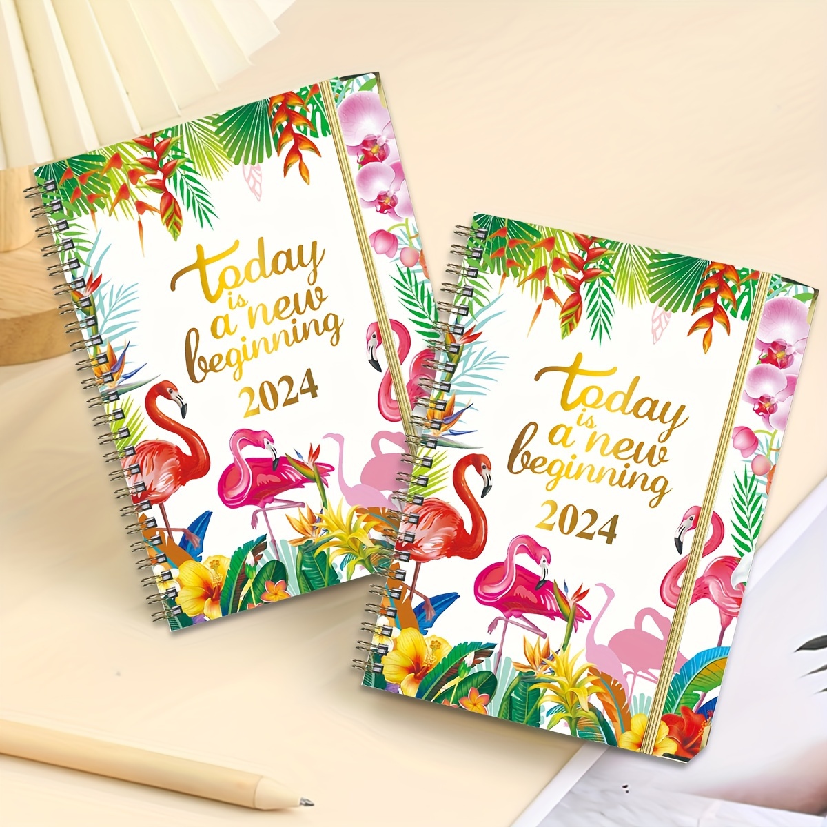 Flamingo Cute Tropical Kids Notebook