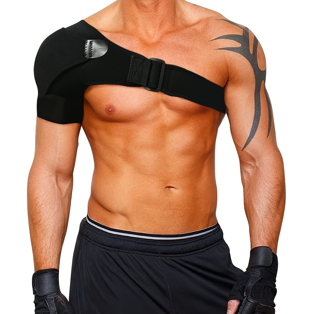 Order A Size Up, Sports Shoulder Pad, Breathable Pressure Adjustable  Shoulder Pad, Neoprene Shoulder Pads For Men And Women
