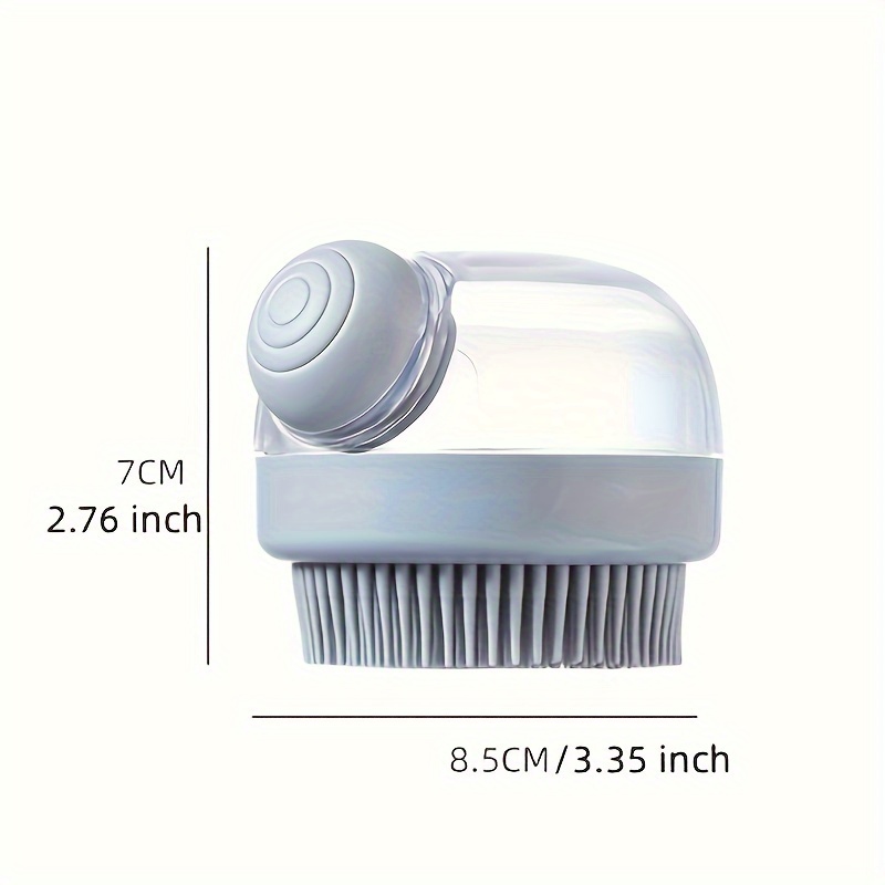 Silicon Bath Body Brush, Exfoliating Body Scurb Brush with Soap Dispenser