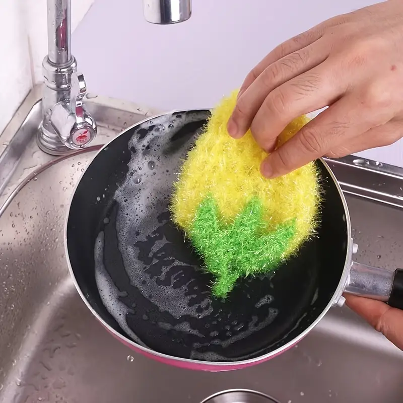 Reusable Strawberry Shaped Sponge For Easy Dishwashing And - Temu