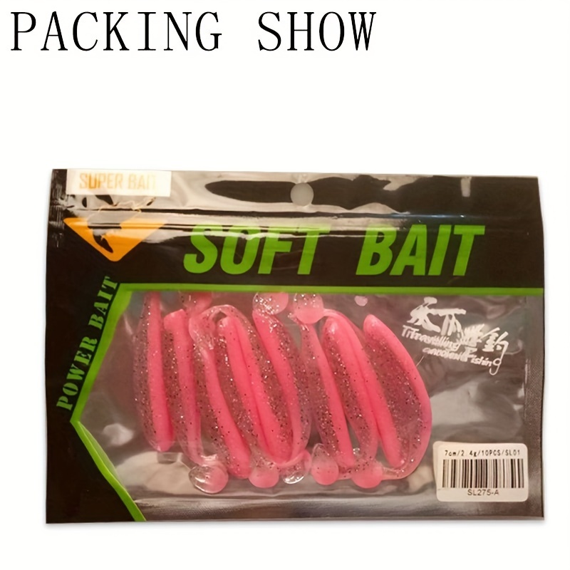 Paddle Tail Swimbaits Fishing Lure Soft Pvc Plastic Worm - Temu Germany