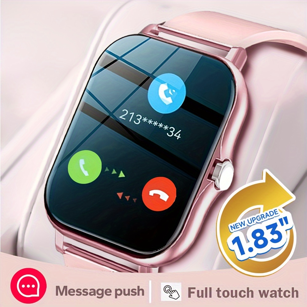 Reloj inteligente 2023 (responder/hacer llamadas), relojes inteligentes  impermeables para mujer, compatibles con Android y iPhone, reloj  inteligente con seguimiento de actividad física de 1,75 pulgadas con  contador de llamadas, monitor de sueño