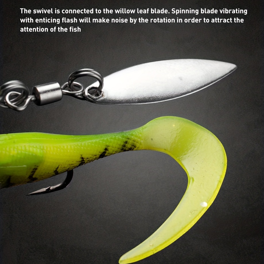 Sequins Fishing Lure Soft Spinning Swimbait Artificial Bass - Temu