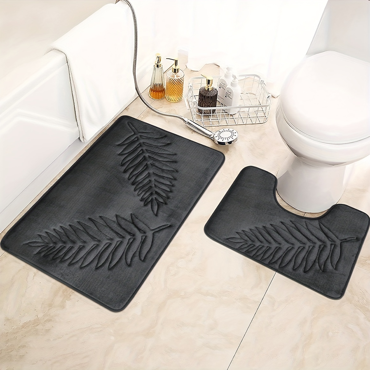 Soft & Absorbent Memory Foam Bath Mat