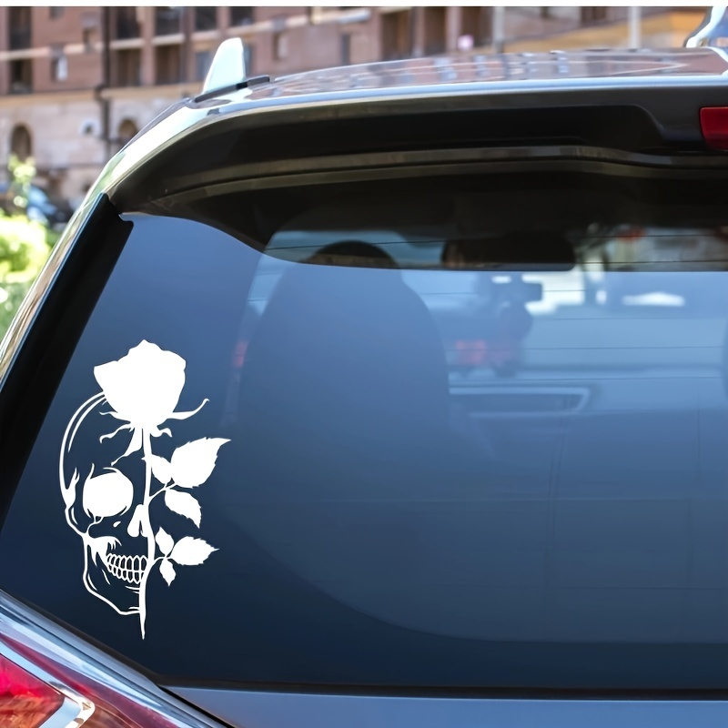 Maxbell Ghost Skull Head Car PVC Sticker for Auto Cars Trucks Red at Rs  1271.00, New Delhi