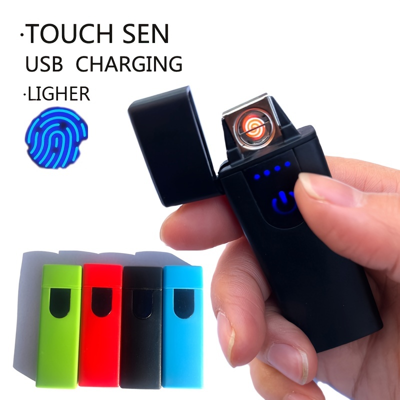 Usb Rechargeable Mini Lighter Tungsten Safety Lighter - Temu