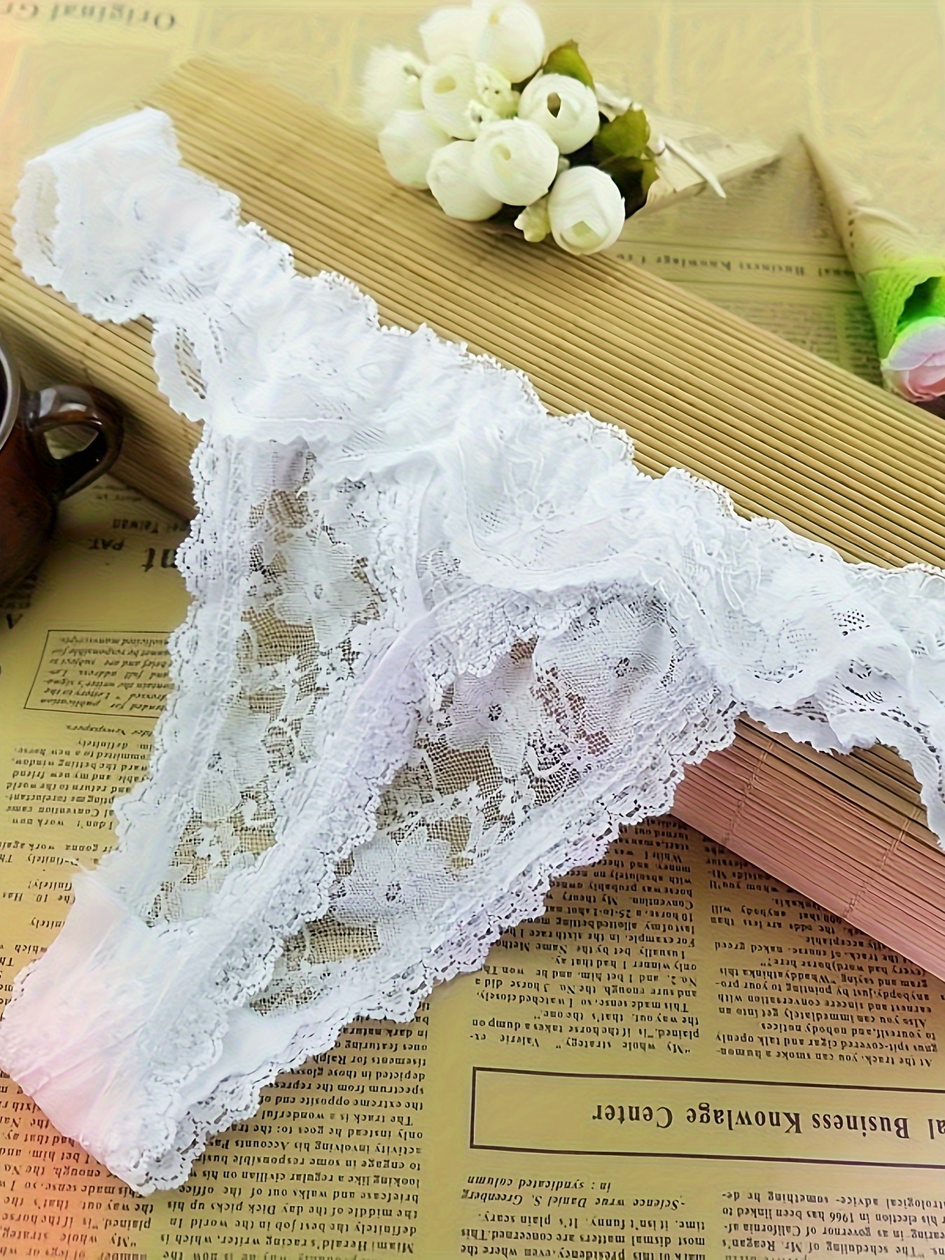 Floral Lace T-string THICK 