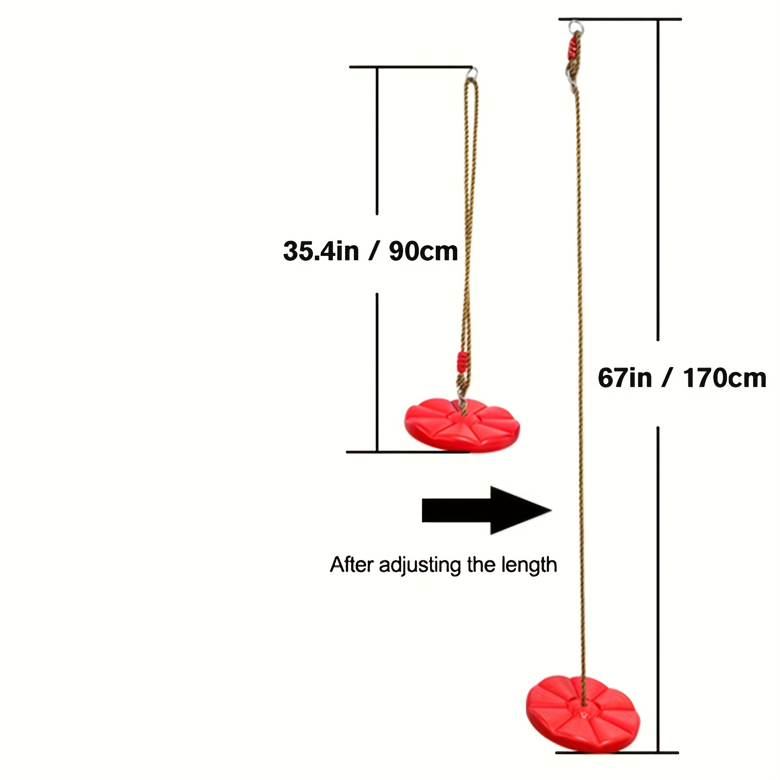 Tree Swing With Disc Seat and Thick Rope for Good Grasp -  Canada