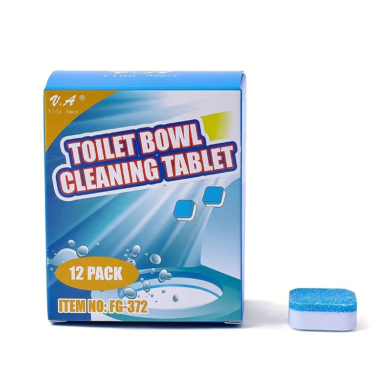 1 Box 12pcs Toilet Cleaning Effervescent Tablets Toilet Cleaning Agent ...