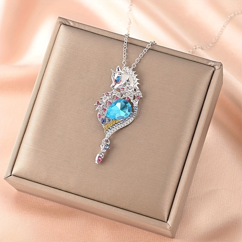 Seahorse Pendant Necklace for Men