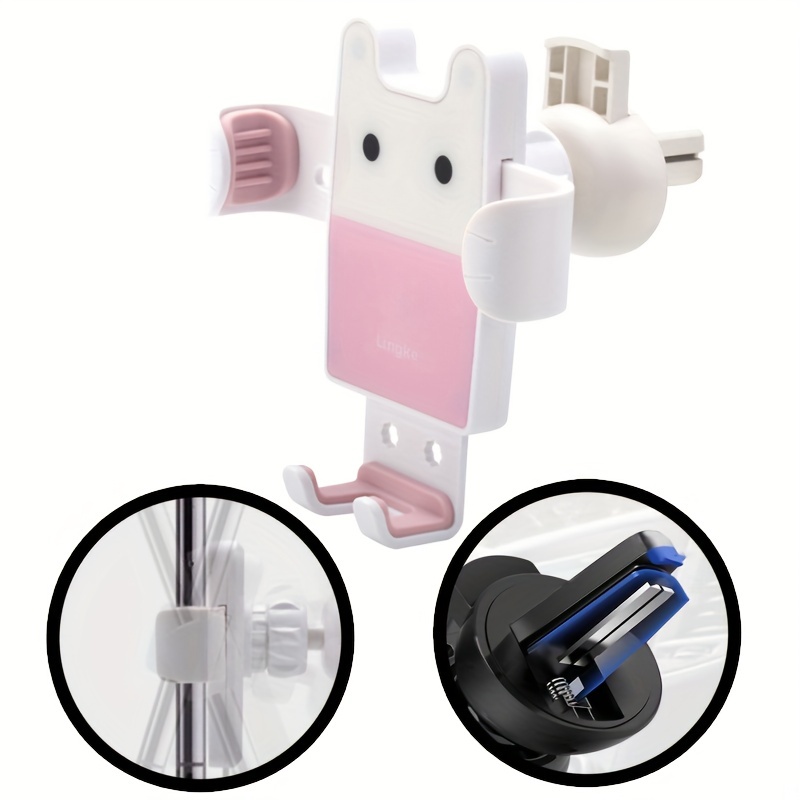 Car Air Outlet Phone Holder with 360&deg; Rotation
