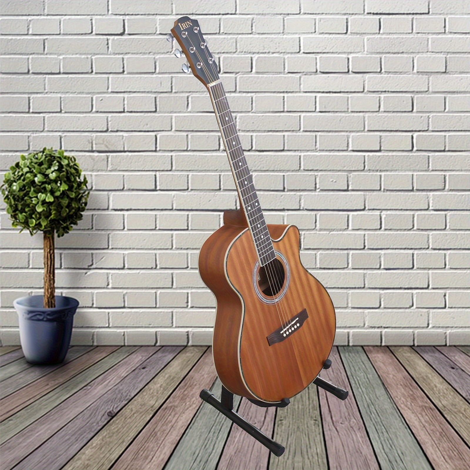 Support de sol en bois pour guitare, acoustique, électrique, cadre
