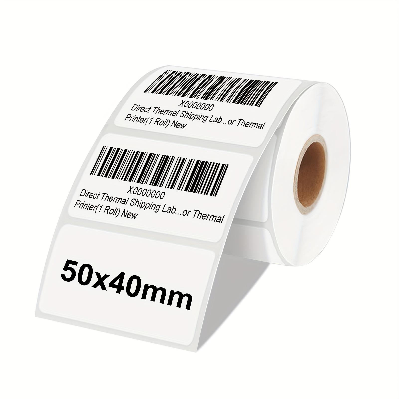 Étiquettes thermiques directes 50 x 40 mm papier autocollant
