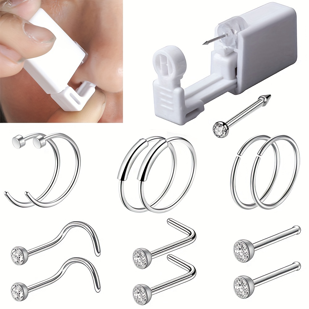 Disposable Self Ear Piercing Gun Disposable Safety Ear - Temu