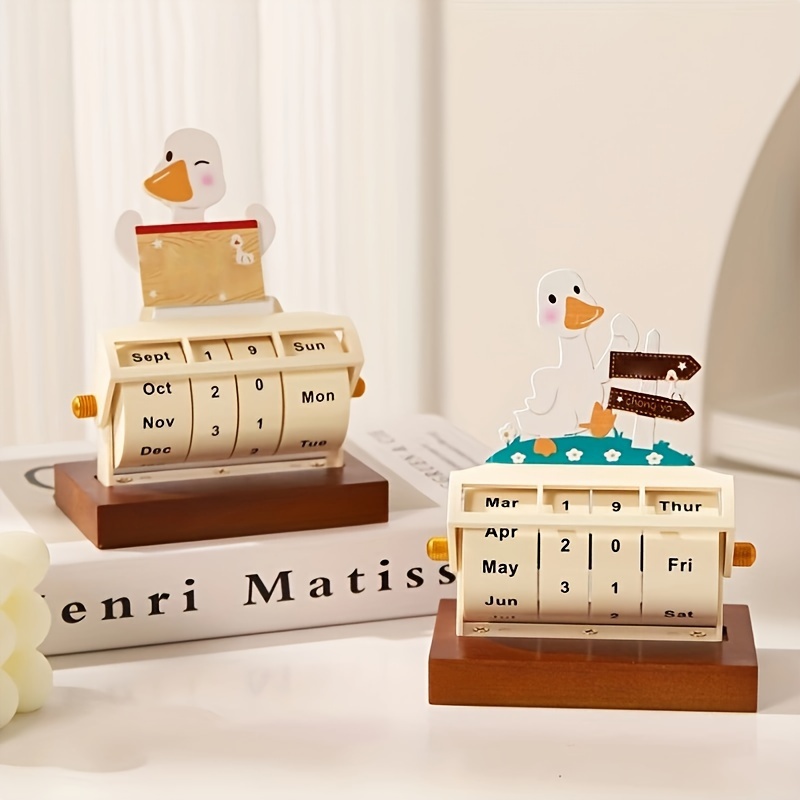 Anime Figure Desktop Ornaments Date Calendar Miniature Art - Temu