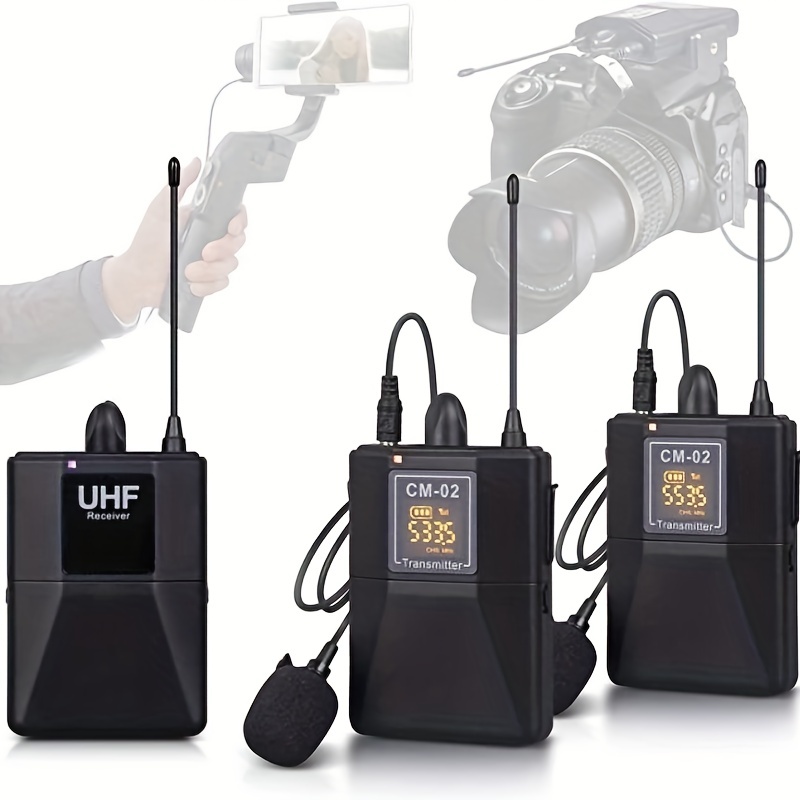 Bietrun Sistema de micrófono inalámbrico XLR, rango de 165 pies, micrófono  de mano dinámico inalámbrico profesional UHF de doble metal con cable XLR