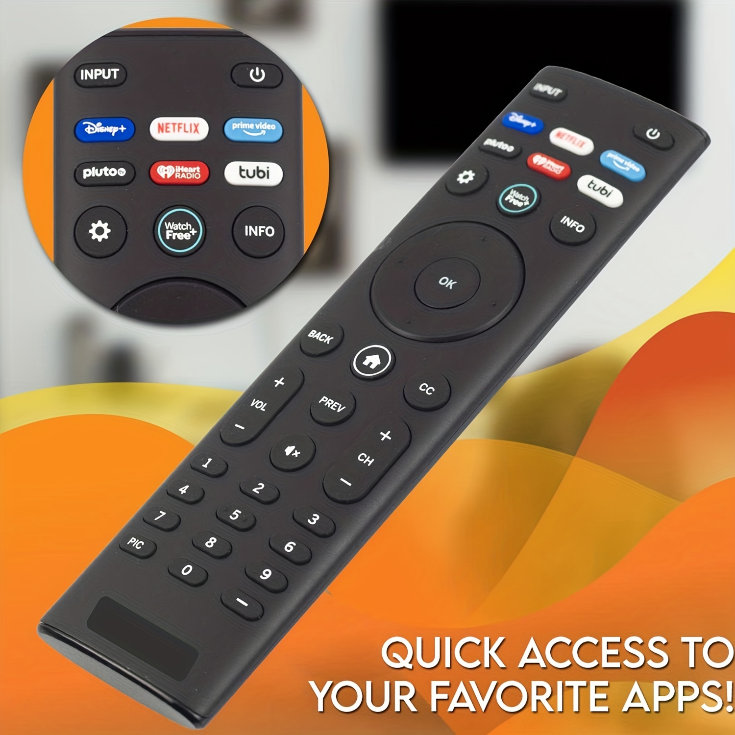 Buy XRT140 V3 Universal Remote Control for VIZIO Smart TV