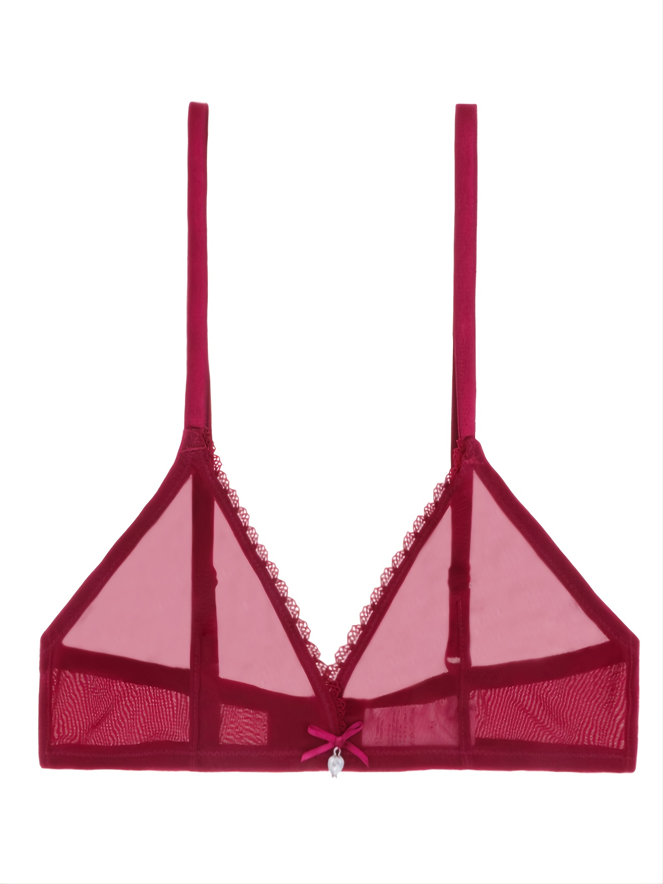 Pink Lingerie Set,transparent Lingerie,naughty Lingerie,stripper  Outfits,sheer Lingerie,bralette Triangle,mesh Lingerie,handmade Lingerie 