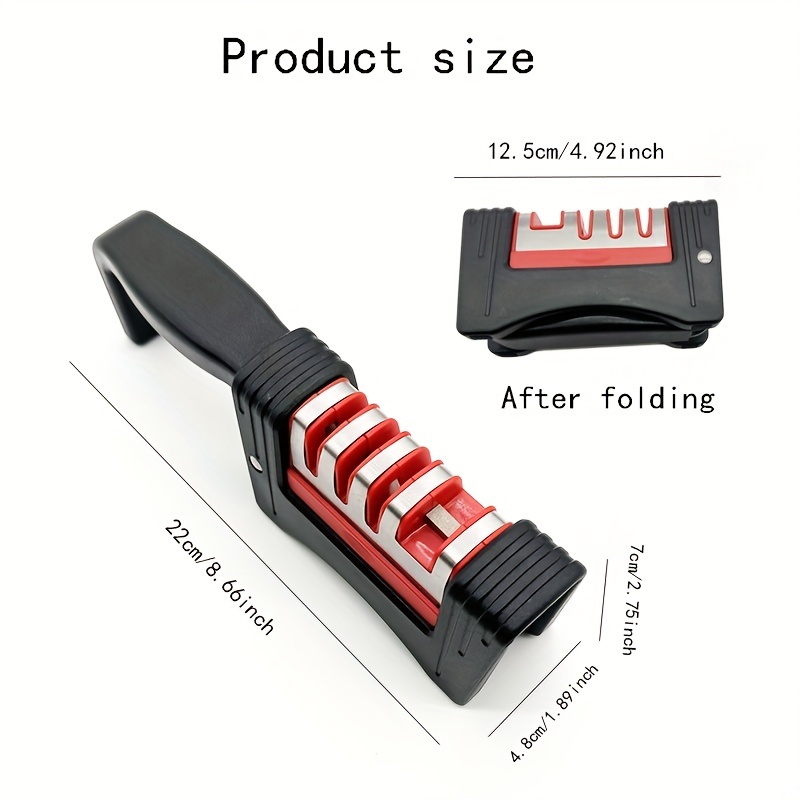 Foldable Knife Sharpener, 4 Section Sharpening Stone, Portable Knife  Sharpening Tool, Sharpen And Repair Kitchen Knives, Restore Dull Blades,  Kitchen Gadgets, Kitchen Stuff, Kitchen Accessories, Travel Accessories,  Home Kitchen Items - Temu Germany