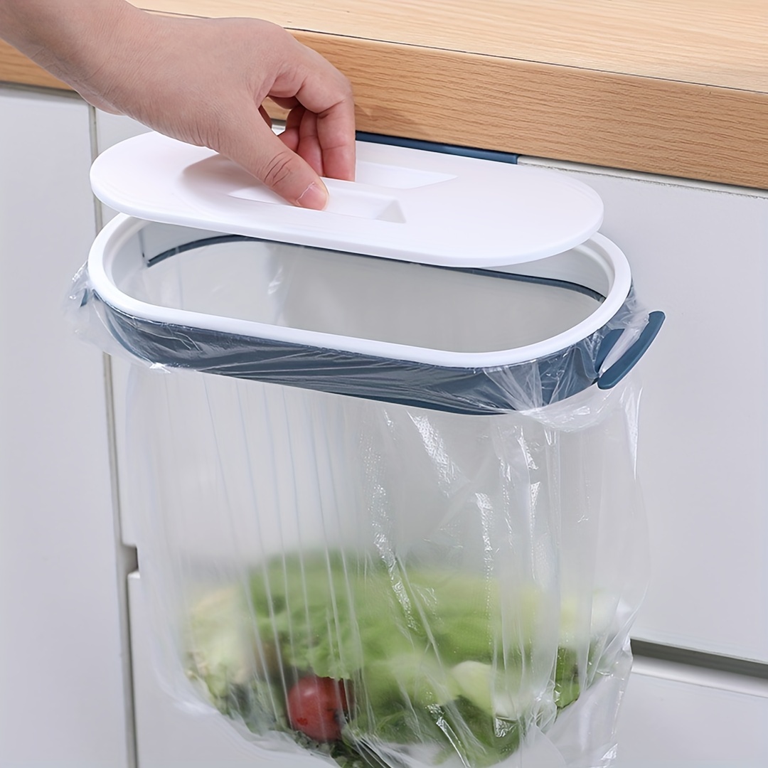 Kitchen Bath Plastic Sack Trash Can bag holder Grape Ivy Vine Hand