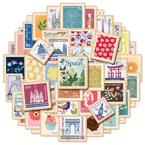 Stamp Stickers - Temu