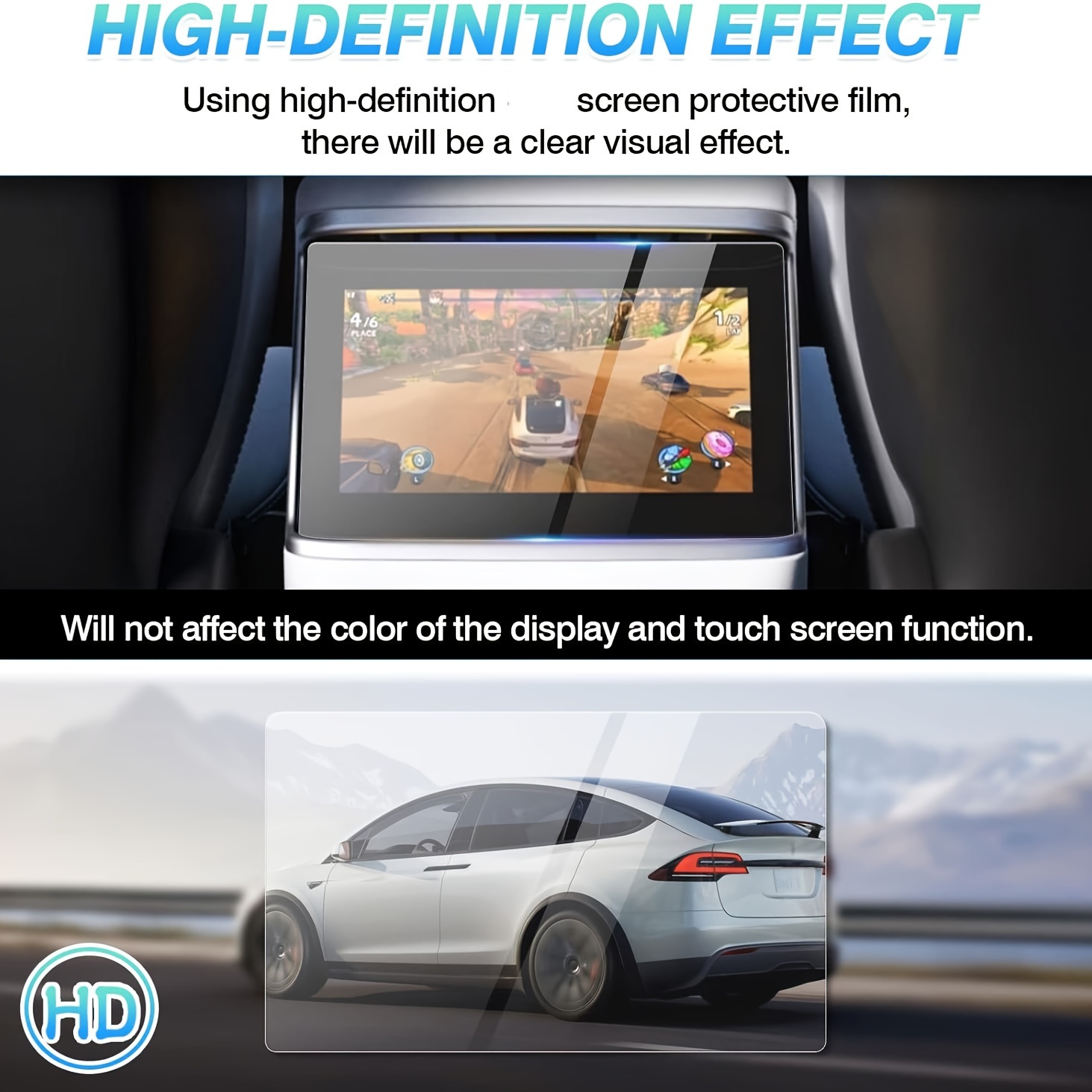 Für Hyundai Tucson Nx4 2022 2023 GPS LCD Touch Navigation Display Zubehör  Displayschutzfolie aus gehärtetem Glas 8 Zoll