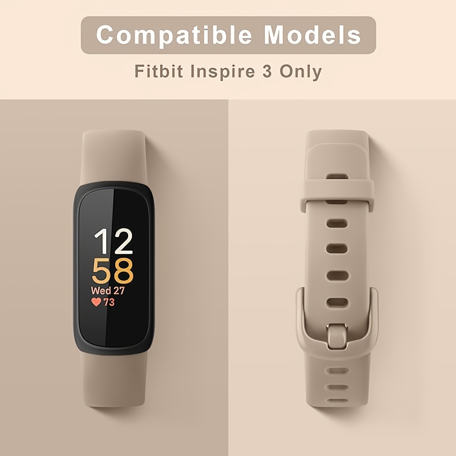 1 Paquet Compatible Avec Les Bracelets Fitbit Inspire 3 - Temu France