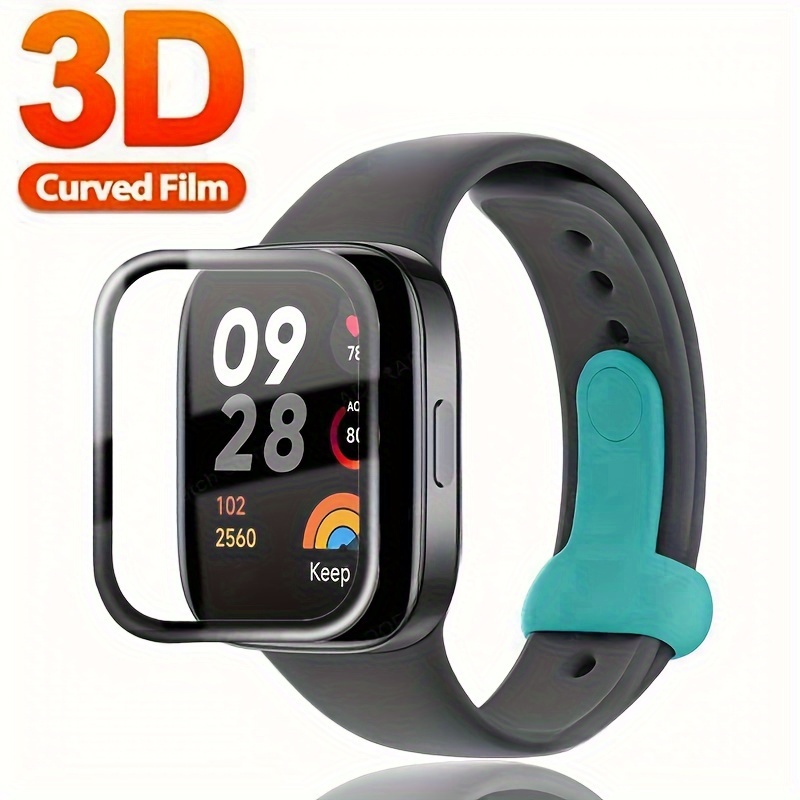 3d Curved Protective Glass Redmi Watch 3 Active Full Cover - Temu