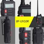 baofeng fcc 8w portable high power walkie talkie uv 10r 50km vhf uhf dual band two way cb ham radio transceiver sports & outdoors temu