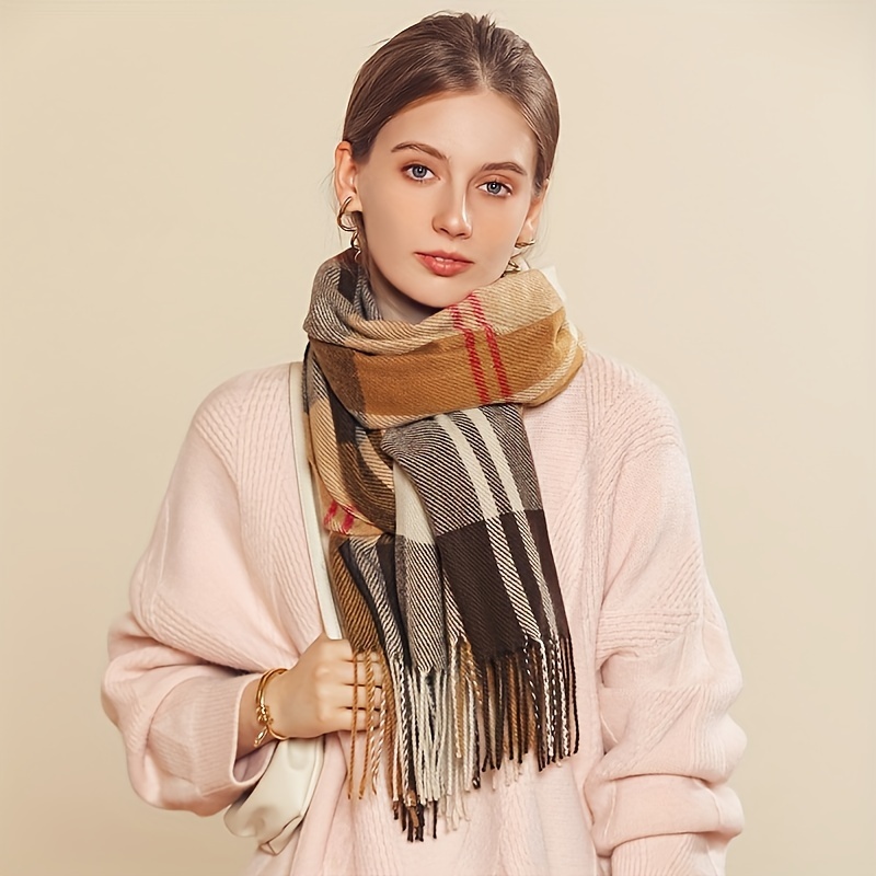 Cheap Classic Autumn Winter Imitation Cashmere Scarf for Women