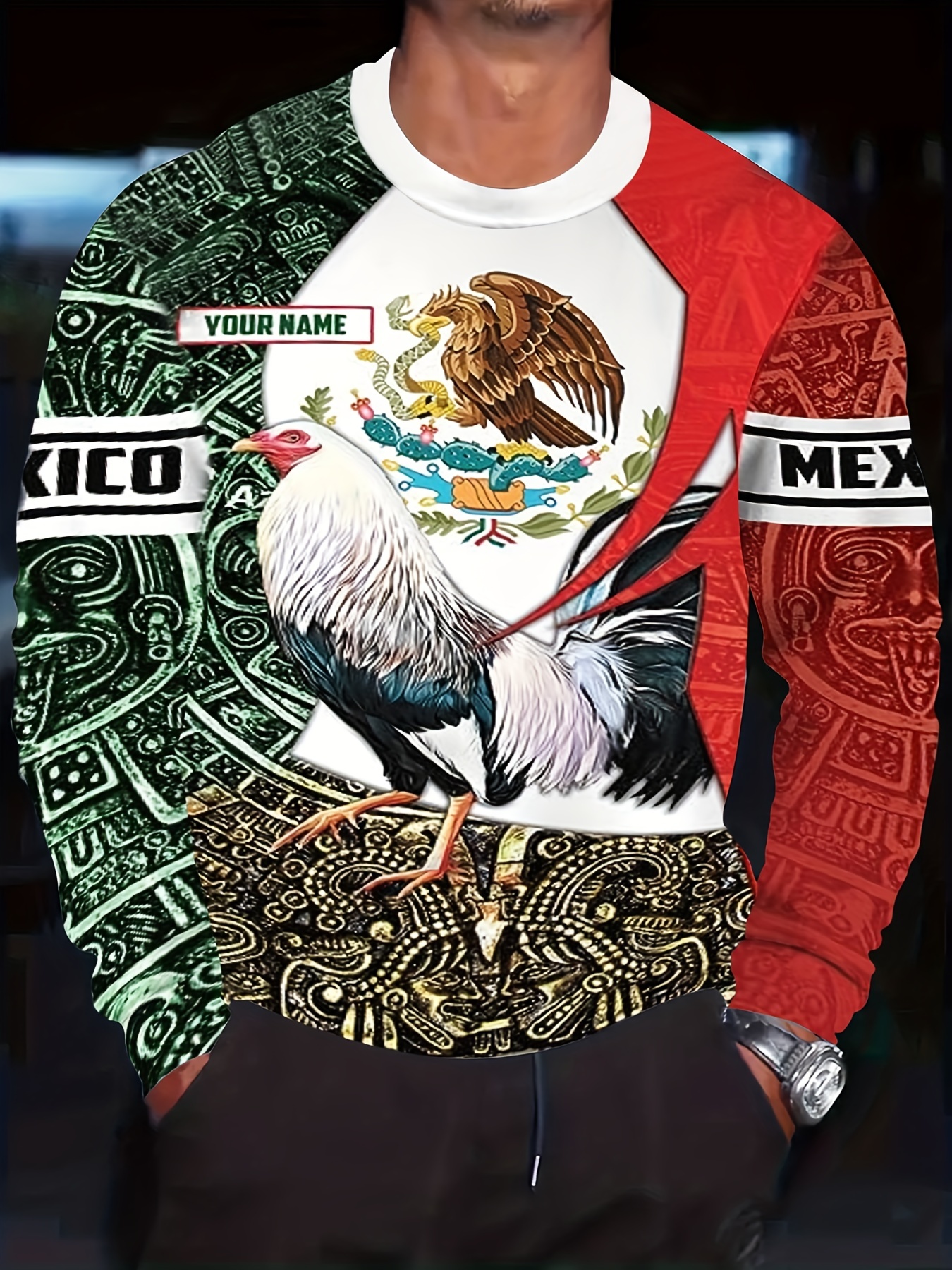 Fashionable Men's Casual Eagle Holding Snake In Mouth - Temu