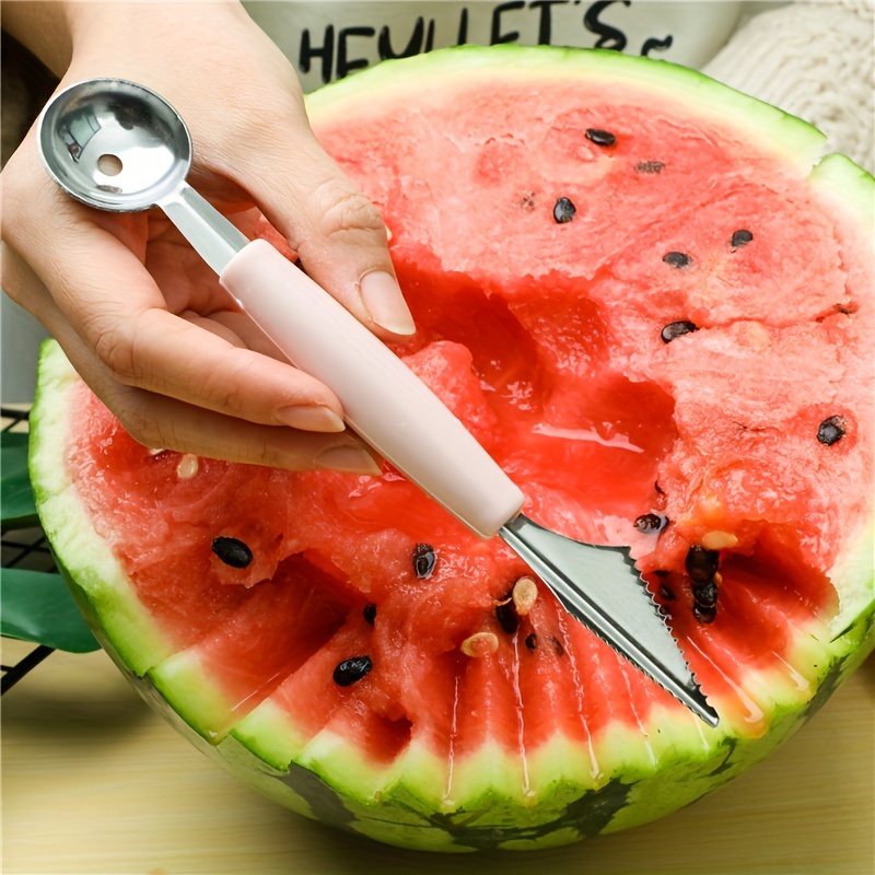 Stainless Steel Fruit Ball Digger Reusable Watermelon Spoon - Temu